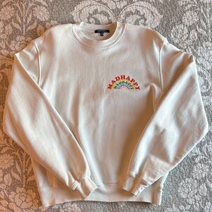 Madhappy Crew Neck Sweatshirt ~ Size Extra Small ~ Color Pristine